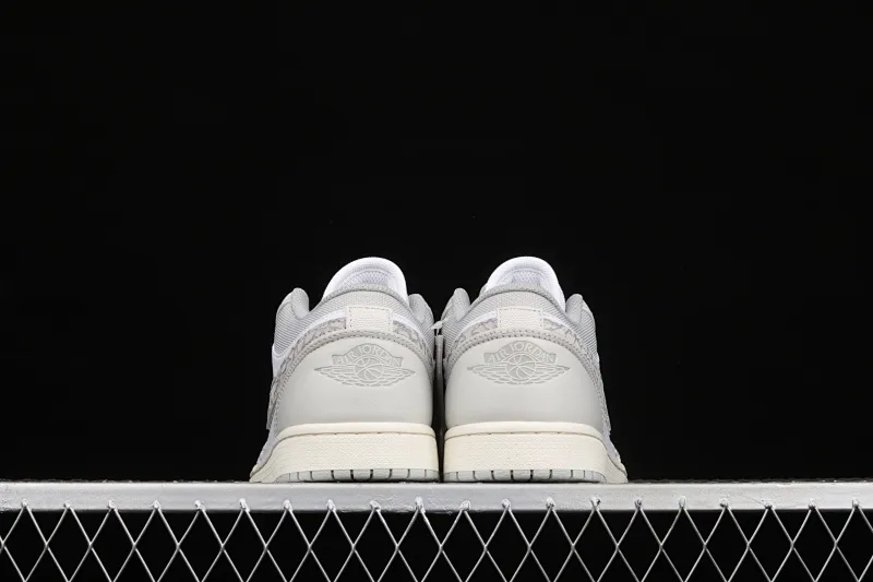 All categories Air Jordan Jordan series basketball shoes Air Jordan 1 Low G version pure original Air Jordan 1 Low Prm "Elephant Print" AJ1 Joe 1 low top white gray crackle pattern DH4269-100